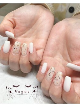 ヴォーグ(Vogue)/2色アシメカラー　