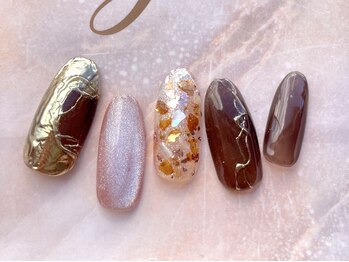 ターラ(Tara)/オレンジシェル×ブラウンカラー