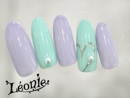 シンプルハートアートデザイン