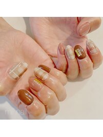チェックネイル
