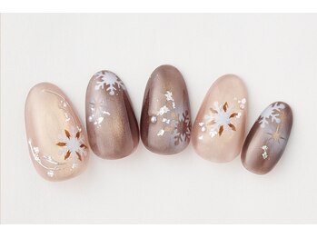 アトリエプラスエヌ(Atelier+N)/エアブラシ雪結晶 11000円