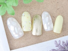 シェル 春ネイル