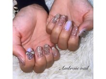 アンブローズネイル(Ambrose nail)/ツイード秋ネイル