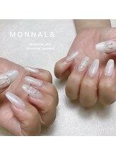 リアンド(Li&)/白リボンネイル