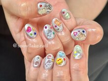 スノーフレーク(Snowflake)/アート＆パーツつけ放題コース☆