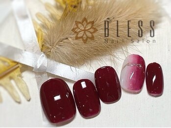 冬っぽ大人ネイル