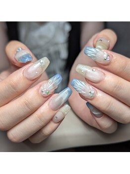 ヒュー(Heu nail)の写真/持ち込みArt　大歓迎！