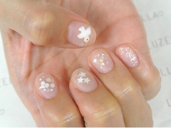 ルズ エラ プライベートネイルサロン(Luz ella private nail salon)/シースルーマットネイル♪