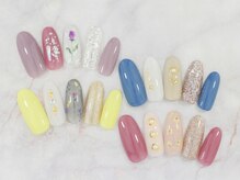 ネイルプラザ 河原町OPA店(NAIL PLAZA)/フラワーアートネイル♪