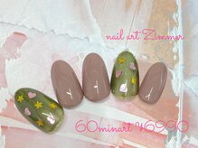 ネイルアート ジマー/60minart コース¥6990