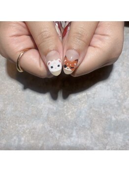 アティックネイルアトリエ(attic nail atelier)/推しマグネット親指★