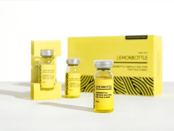 アールリンク(R-Link)の写真/【二重アゴ撲滅！小顔リフト】脂肪分解レモンボトルアクアダーマ導入3ｃｃ！お顔のもたつきたるみ改善に◎