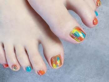 スリーエススタイルズ(3s Styles)の写真/高技術×高品質★秋も楽しめる！《新規様》フットネイルアートし放題★(フットバス付き)¥12,100→¥11,000