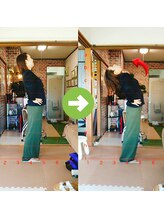 サプライズ整体院/30代ママさんの腰痛初回結果