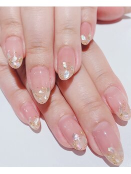 カラン 焼津店(CALIN)/爪先シェルネイル