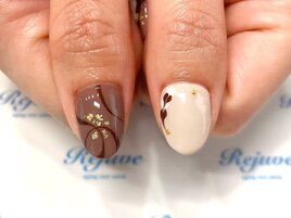 チョコdeハートネイル☆