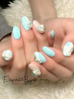 イリスネイル アンド ビジュー(E’risnail&Bijew.)/ティファニーネイル☆