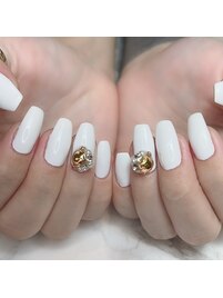 1カラー×Vカットストーン