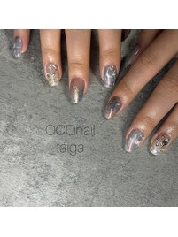 水面マグネットネイル