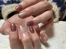 くすみピンクニュアンス