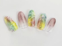 ビーケア 自由が丘店(B.care)/フラワーネイル￥7480
