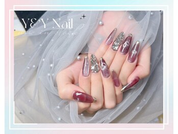 ワイアンドワイ(Y&Y)/持込デザインのスカルプ長さ出し