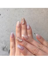 ルート12/春のフラワーネイル