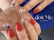 ドットミーバイシュエット(dot Me by chouette)/ホログラムフラワーネイル