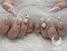 【スカルプ】ジェリップ長さ出し10本＆パーツ付け放題(120分)￥11990