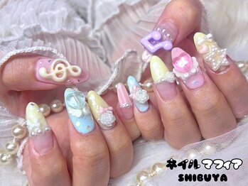 ネイルマフィア 渋谷(NAIL MAFIA)の写真/★NAILsGUSHの新ブランド!!派手痛パーツ店MAFIA★《来て、楽しい。見て、嬉しい。》最高級のアートNAILを…
