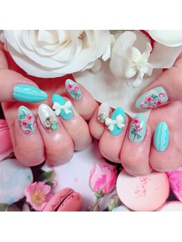 Tiffany Afternoon Tea ネイル