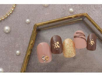 ネイルサロンプリッシュ 横浜店(prish)/2月号 6000円 イチゴチョコ