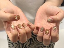 トリッカバルコニー ハヤマ(tricca Balcony Hayama)/ブラウンマグネットネイル