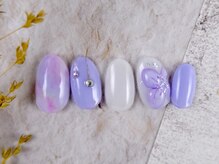 ショコ アンド ラム(Syoko&Lum)/☆紫陽花ネイル☆