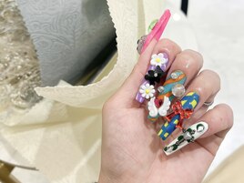 ★カラフルリボンネイル★