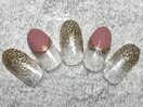 塗りかけネイル