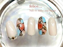 ネイルサロン フェリーチェ(felice)/【定額ネイル】￥7480