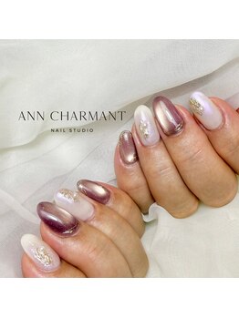 アンシャルマンネイルスタジオ(Ann charmant nail studio)/セレクトデザインコース¥6,800~