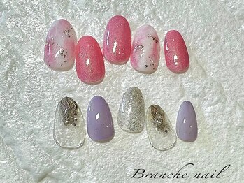 ブランシェネイル(Branche Nail)の写真/シンプルから華やかまで◎アートの種類が豊富!パーツも多数で理想の指先に☆
