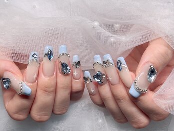 ツィンクルネイル(Twinkle Nail)の写真/【持ち込みデザインも対応！】トレンドのワンホンネイルでモテ美爪に♪自分史上最高に可愛い指先を☆