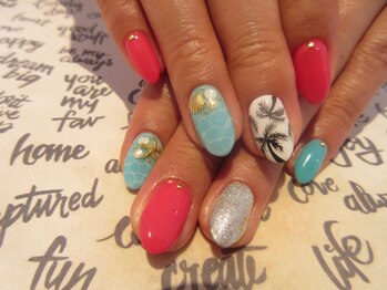 ラヴュール(LA Beaull)/水面×ヤシの木