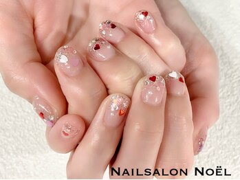 ノエル(Noel)/ハートホログラムネイル