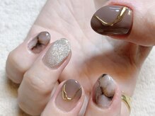 モルフォネイル(Morpho nail)/#新宿西口#ニュアンスネイル