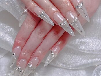 シーアンドビーネイル(C&B Nail)/長さだし持ち込みデザイン