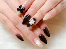 ルアナ(Luana.)/シースルーブラック×白ラメ