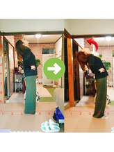 サプライズ整体院/50代ママさんの腰痛初回結果