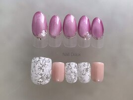 フレンチミラーネイル