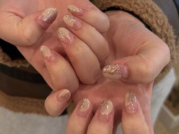 塗りかけネイル