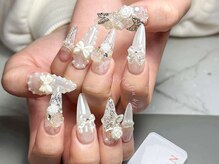 キヒ 秋葉原店(Kihi)/モテネイル/レース/薔薇ネイル