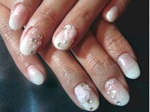 ネイルアンドアイラッシュサロン エスポアール(nail&eyelash salon espoir)/３Dフラワーネイル　90分コース